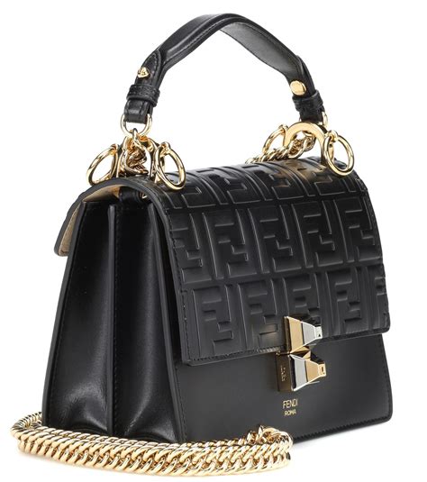 Fendi Small Kan I Bag Black 